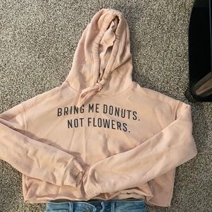 Cropped hoodie